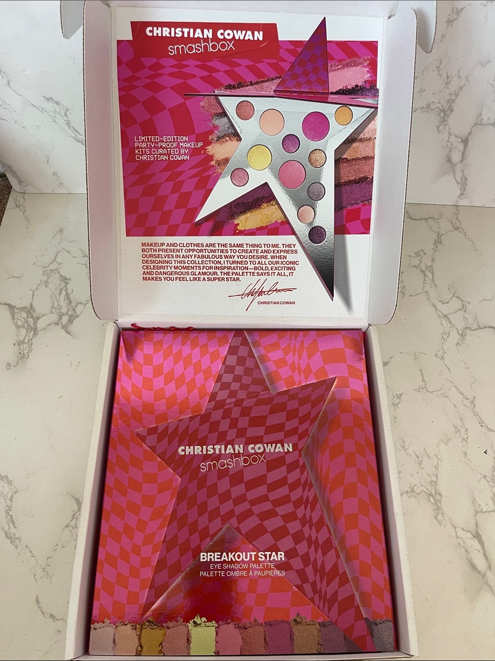 Smashbox Christian Cowan Breakout Star Eyeshadow Palette — Pink & Gold Shades